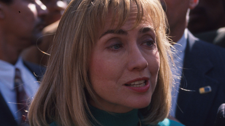 Hillary Clinton interviewing in the '90s