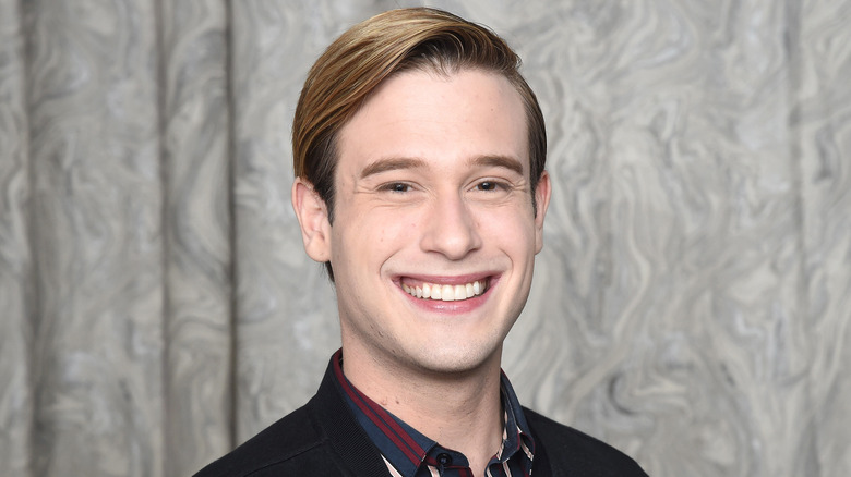 Closeup of Tyler Henry smiling
