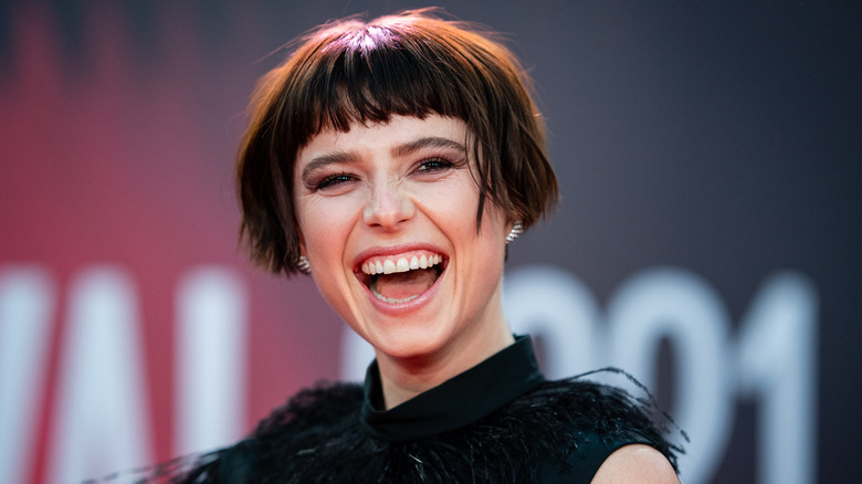 Jessie Buckley laughing