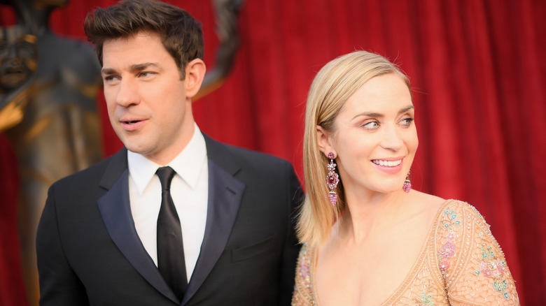 John Krasinski and Emily Blunt