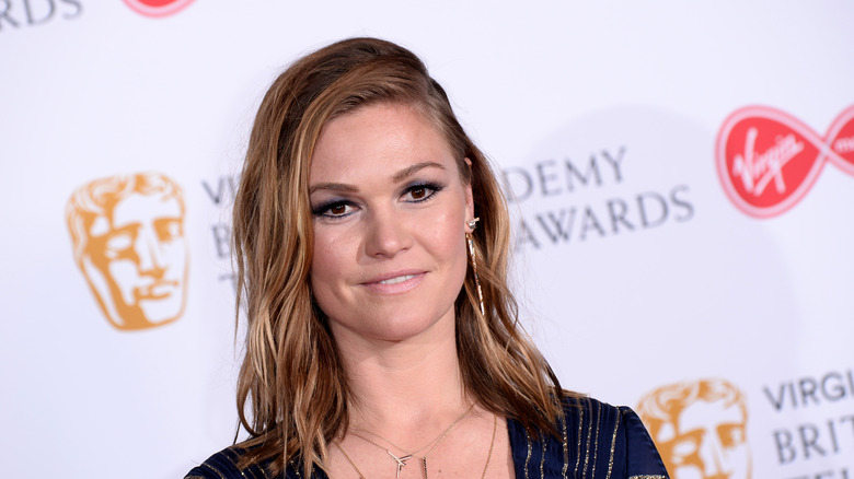 Julia Stiles staring ahead