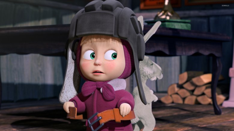 Masha Sad Face Hd Masha And The Bear Wallpapers Wallpaper Cave 