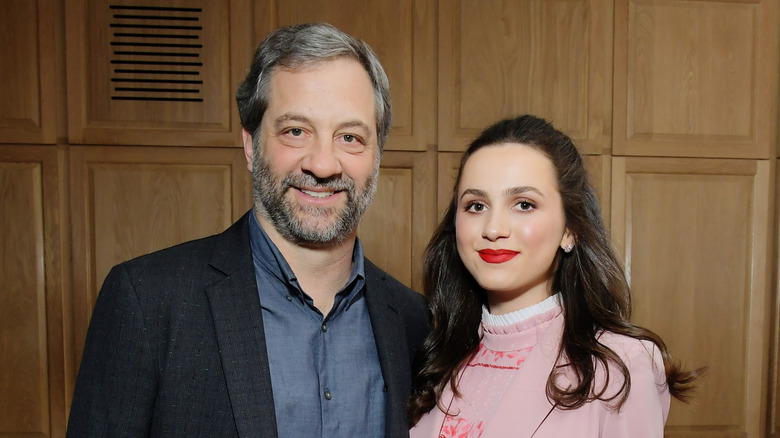 Judd Apatow and Maude Apatow