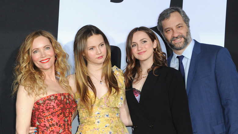 Maude Apatow and her family