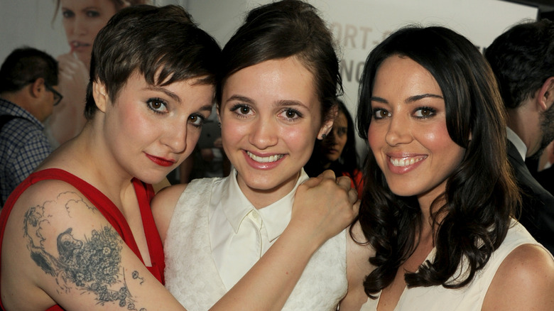 Lena Dunham and Maude Apatow