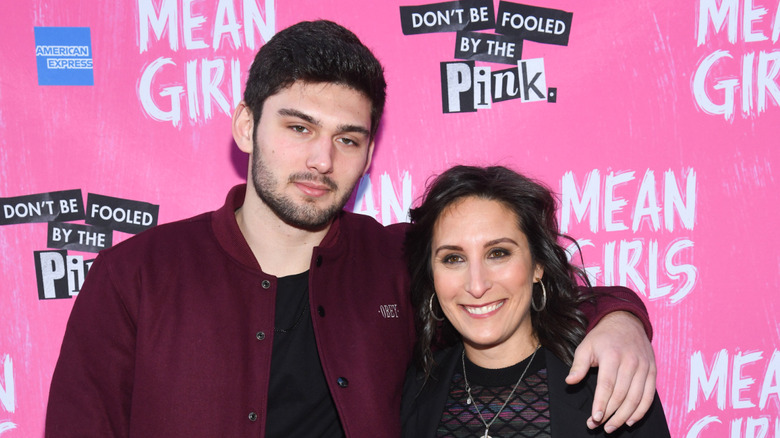 Rosalind Wiseman and man posing at Mean Girls event