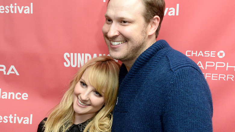 Melissa Rauch with her husband Winston Rauch