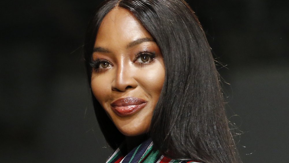 Naomi Campbell, close-up