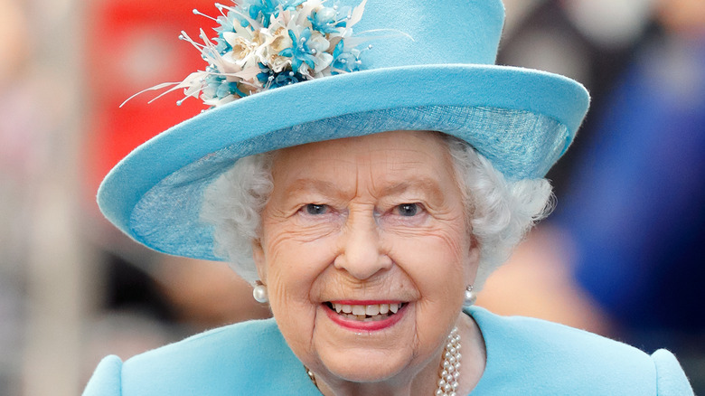 Queen Elizabeth attending an event