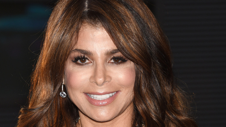 Paula Abdul smiling
