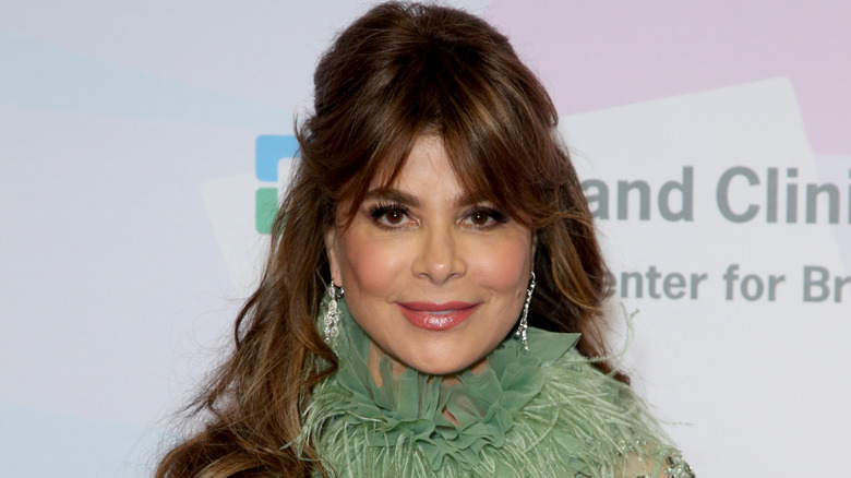 Paula Abdul smiling
