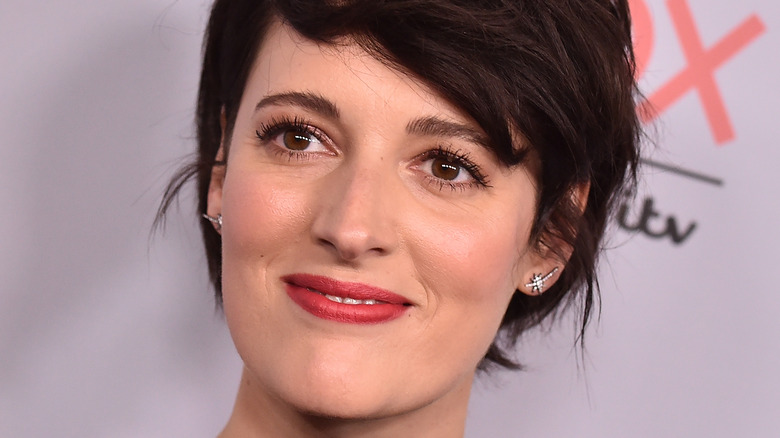 Phoebe Waller-Bridge smiling at event