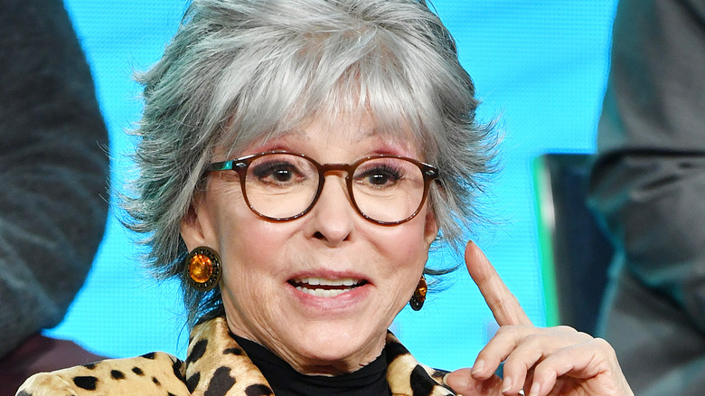 Rita Moreno wearing leopard-printed jacket