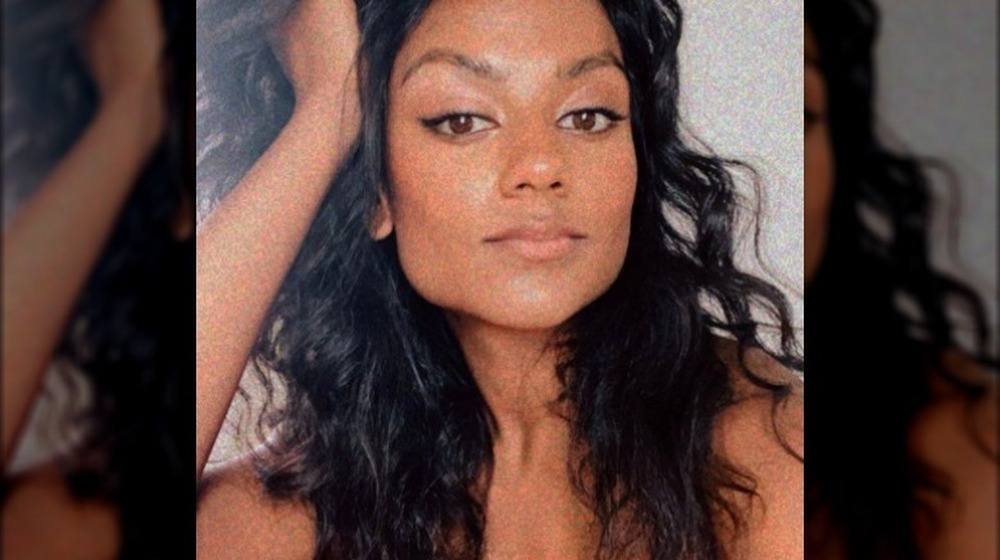 Simone Ashley in a selfie