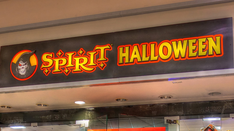 The storefront of Spirit Halloween