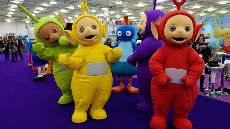 Teletubbies and fans