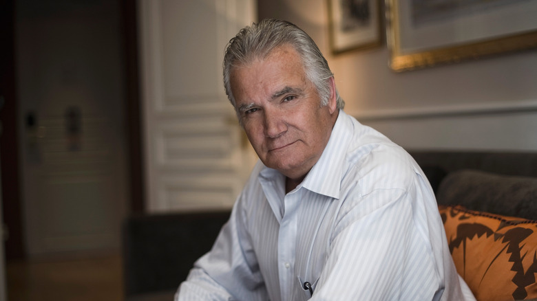 John McCook looking serious