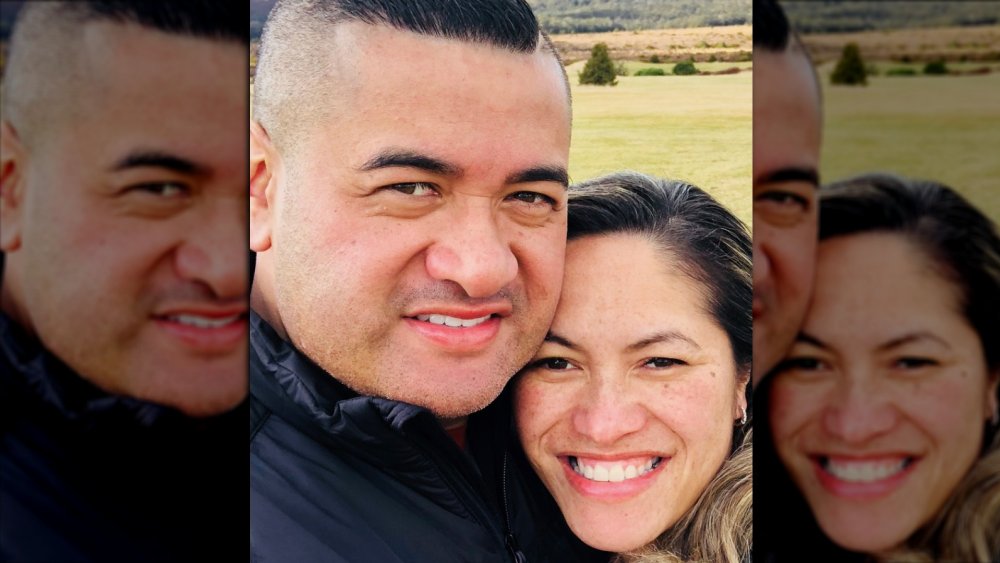 The Casketeers star Francis and Kaiora Tipene in an Instagram selfie