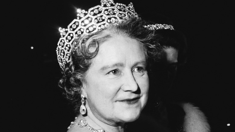 Queen Mother smiling