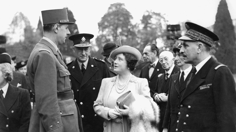 Queen Mother speaking