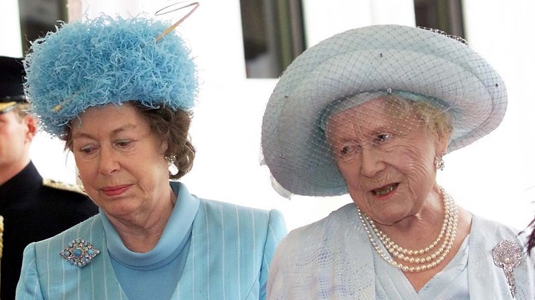 Princess Margaret and the Queen Mother