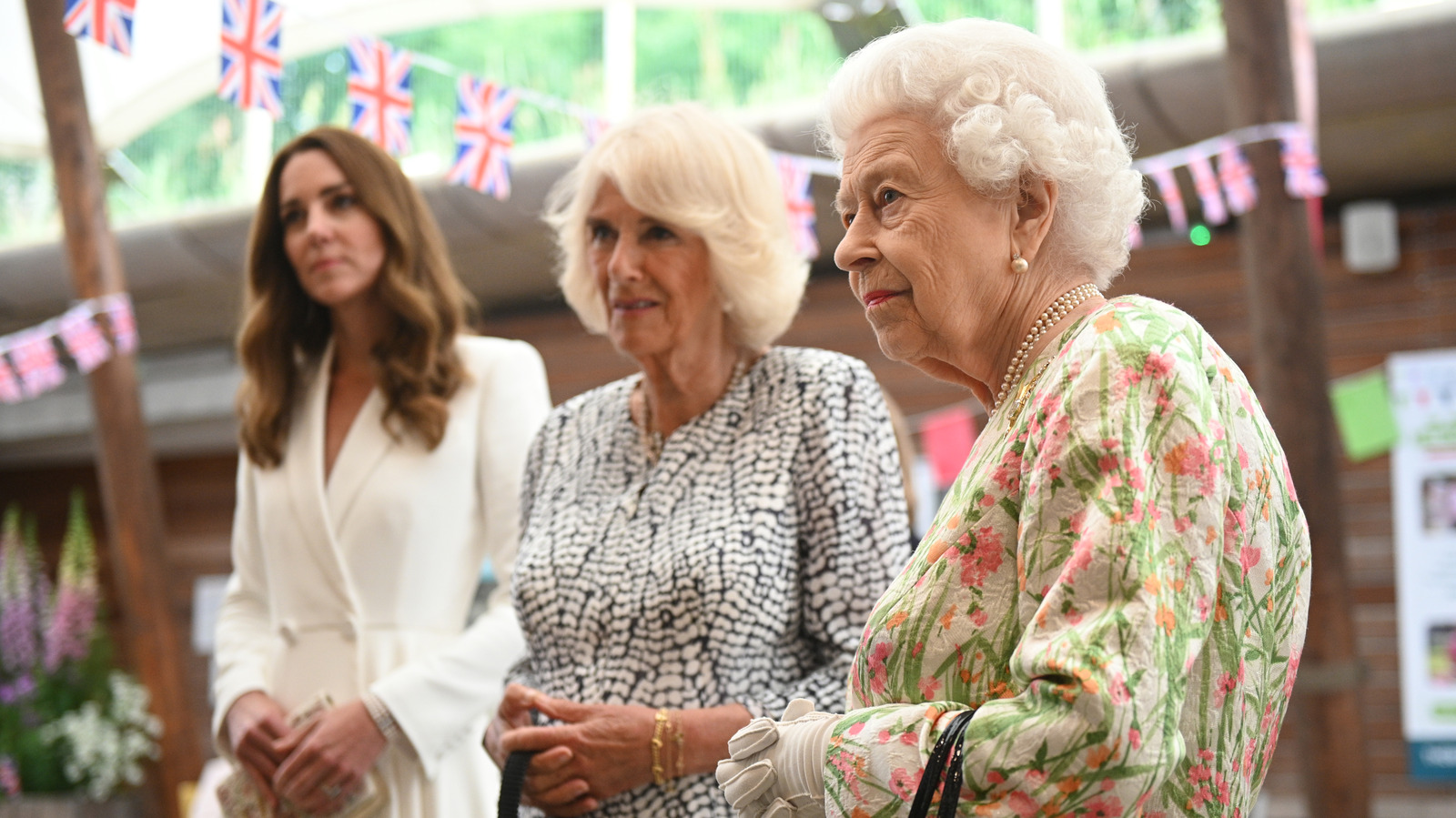 The 'Unusual' Thing The Queen Did That Had Kate Middleton And Camilla