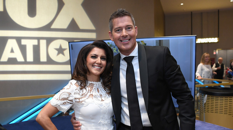 Sean Duffy and Rachel Campos-Duffy pose together