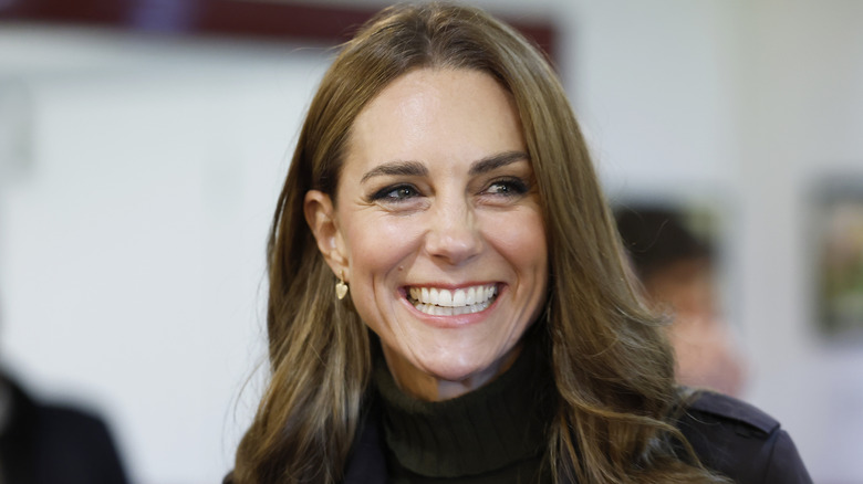 A beaming Princess Catherine