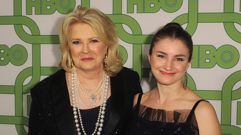 Candice Bergen and Chloe Malle smiling in 2019.