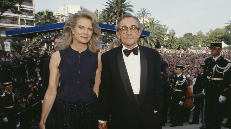 Candice Bergen and Louis Malle attending the Cannes Film Festival in 1993.