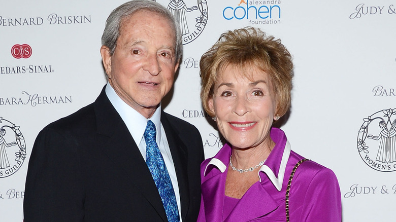 Jerry and Judy Sheindlin smiling at the Women's Guild Cedars-Sinai Anniversary Gala in 2012
