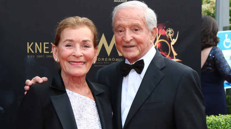 Judy and Jerry Sheindlin smiling at the Emmys in 2019