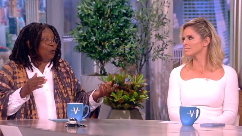 Whoopi Goldberg makes a point on The View