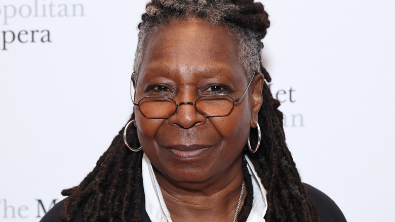 Whoopi Goldberg smiling in close-up
