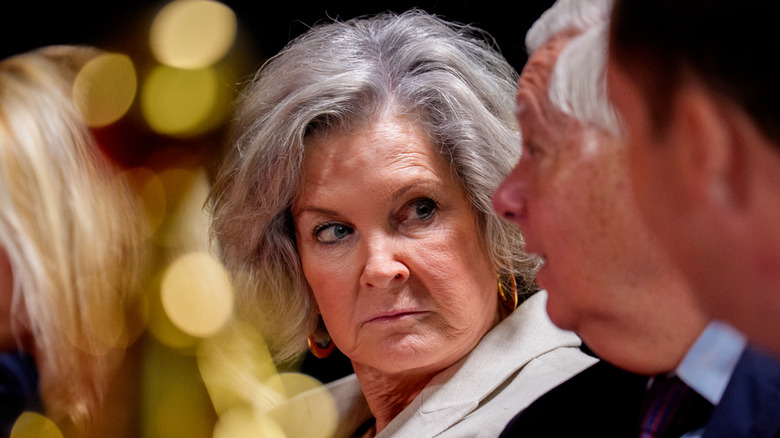 Susie Wiles frowning