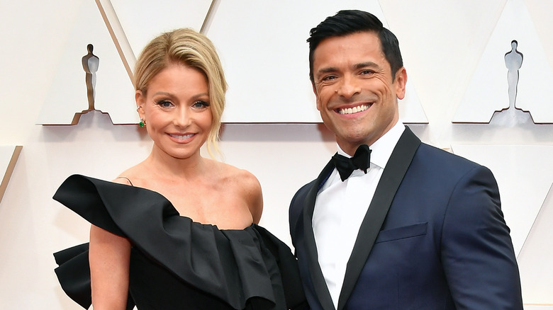 Kelly Ripa and Mark Consuelos at Academy Awards