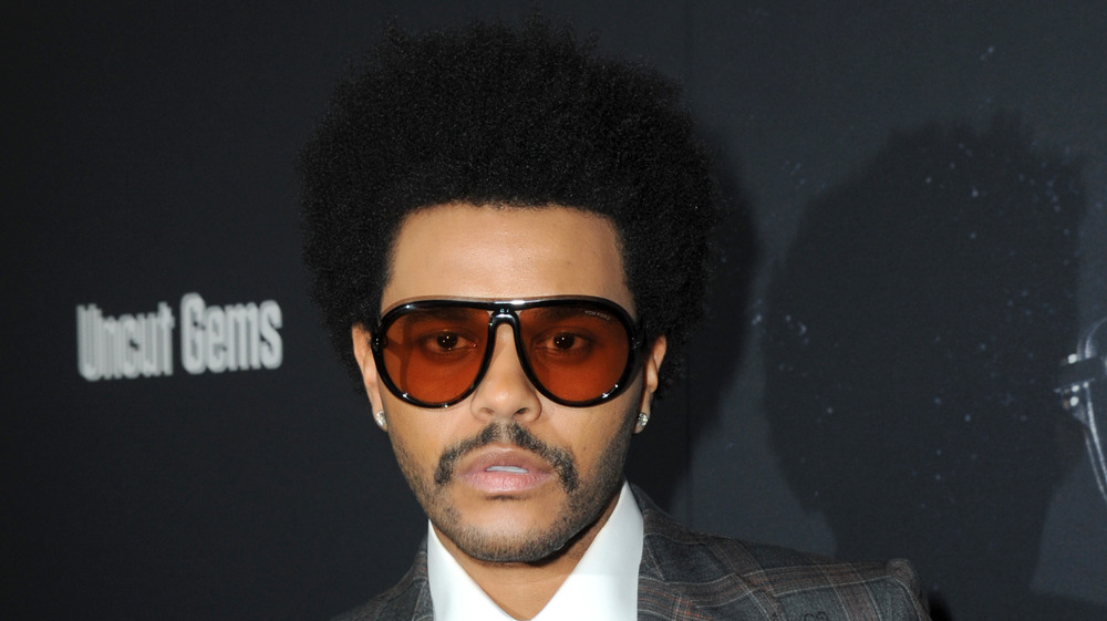 The Weeknd posing