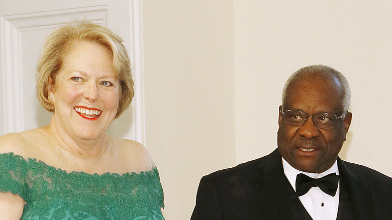 Ginni Thomas and Supreme Court Justice Clarence Thomas