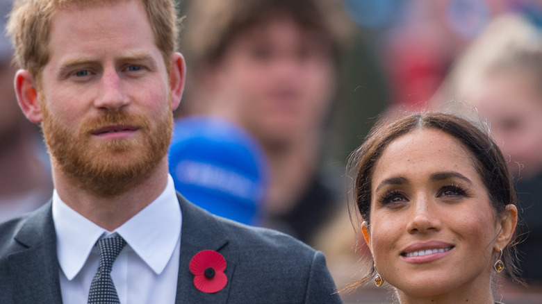 Meghan Markle and Prince Harry at an event