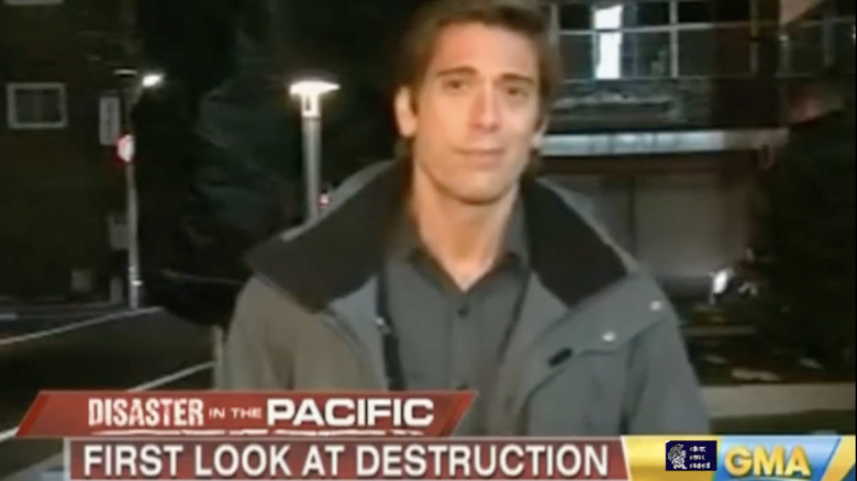 David Muir reporting from Japan in 2011