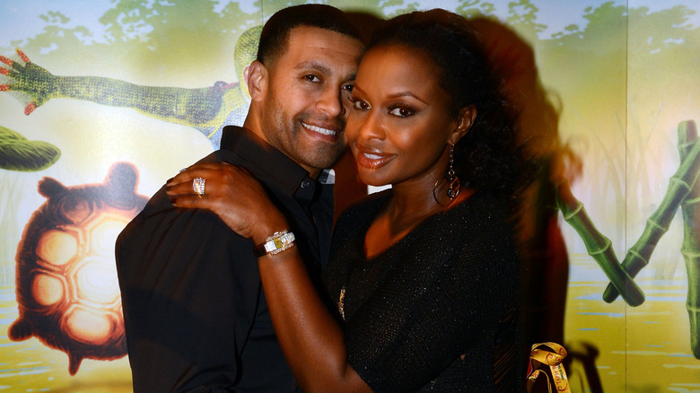 Phaedra Parks (right) and Apollo Nida attend Cirque du Soleil TOTEM Premiere at Atlantic Station on October 26, 2012 in Atlanta, Georgia