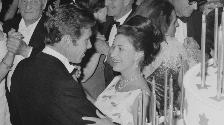 Princess Margaret dancing at a soirée