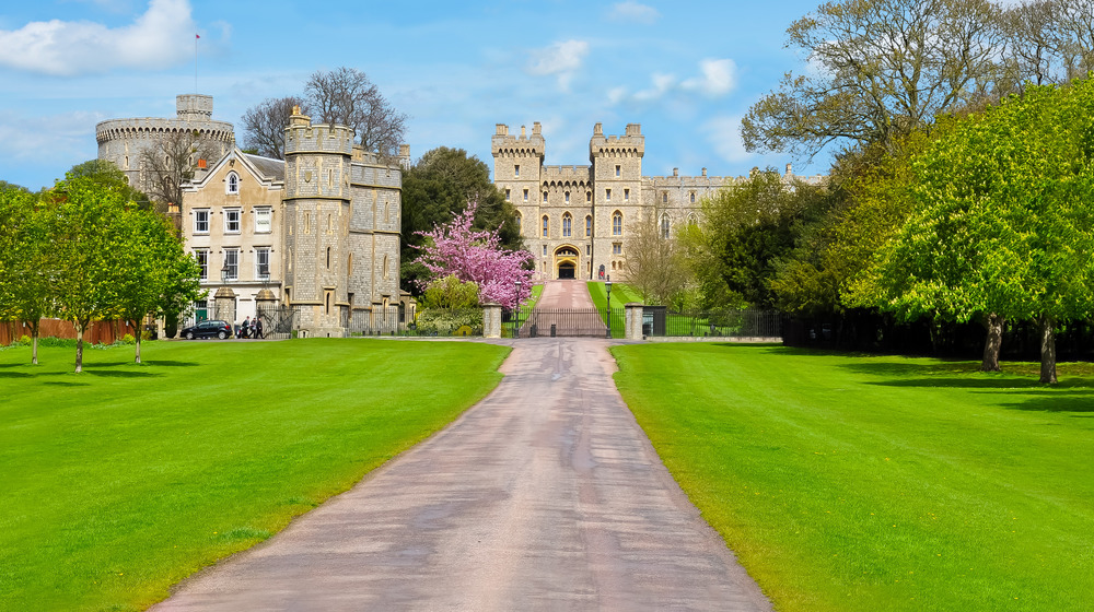 Windsor Castle in the spring