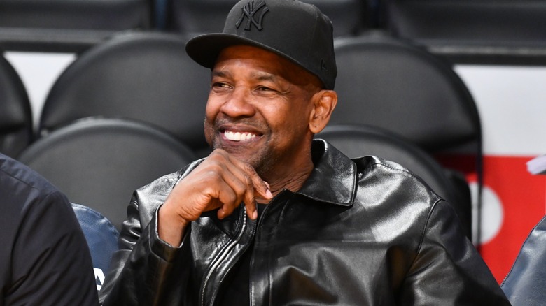 Denzel Washington smiling