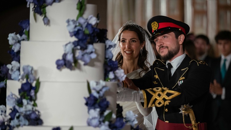 Crown Prince Hussein and Rajwa Alseif