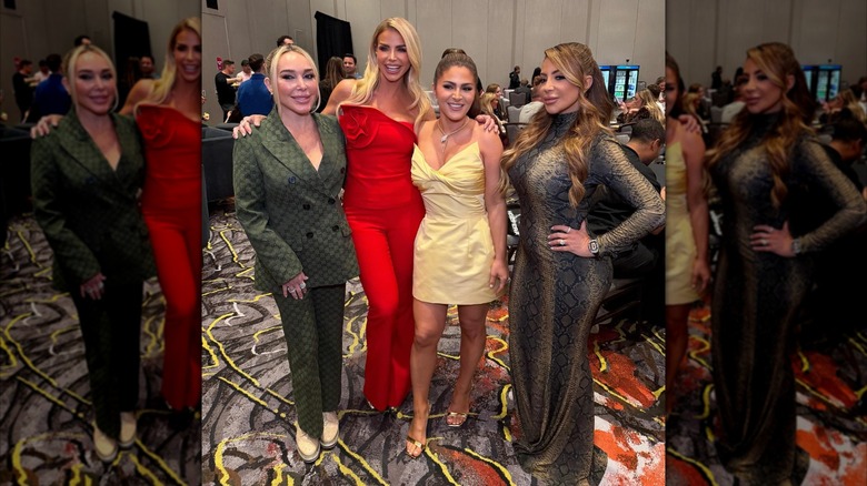 Alexia Nepola and Larsa Pippen posing with others