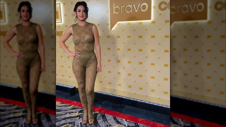 Michelle Lally posing