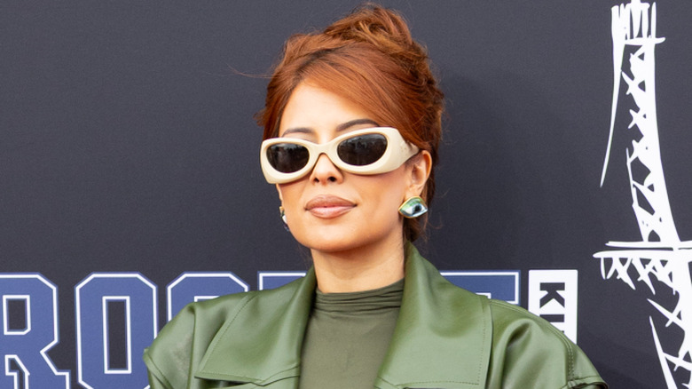 Yris Palmer attends the Rookie Kids Show at Rooftop des Galeries Lafayette Paris Haussmann on September 10, 2025