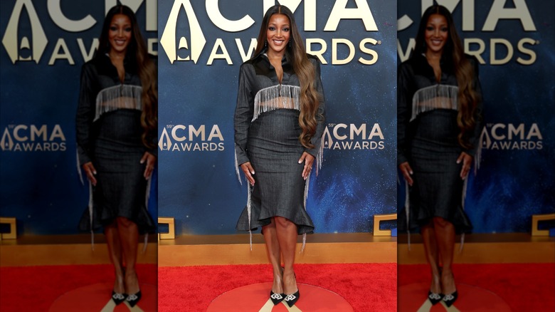 Mickey Guyton on the red carpet