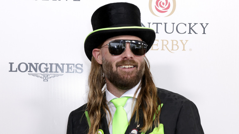 Jayson Werth posing at the Kentucky Derby